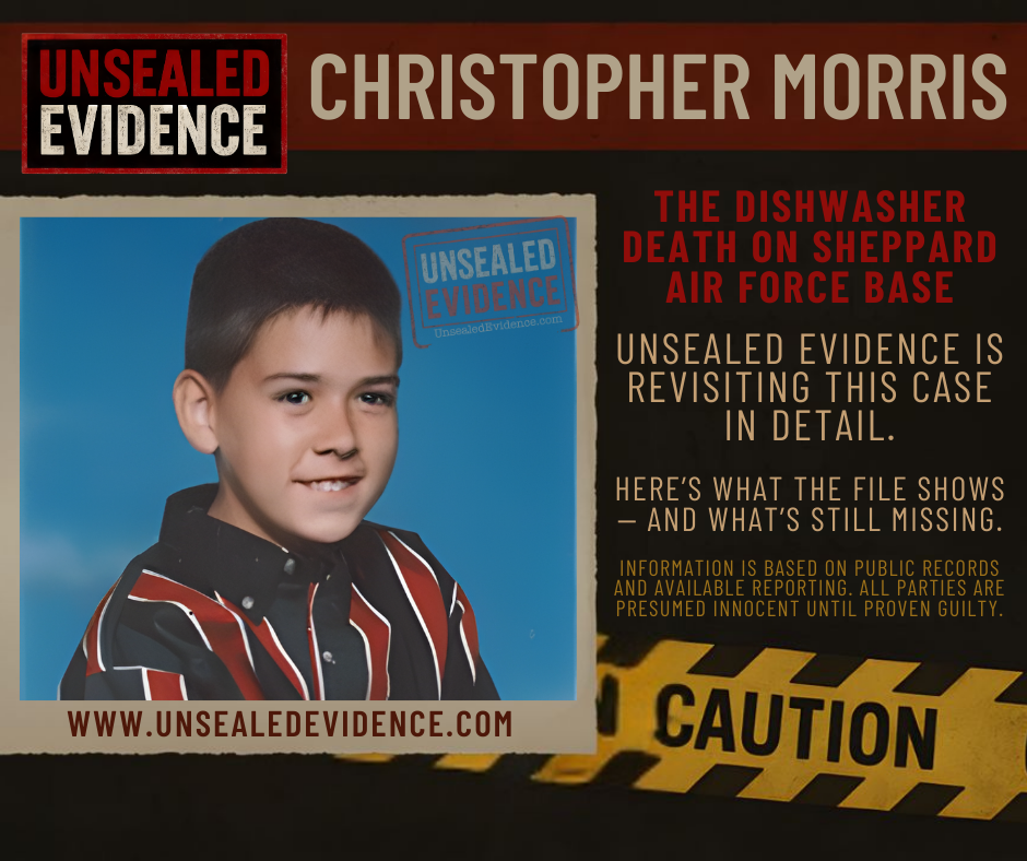 Case image for The Boy in the Dishwasher: The Unanswered Death of Christopher Aaron Morris
