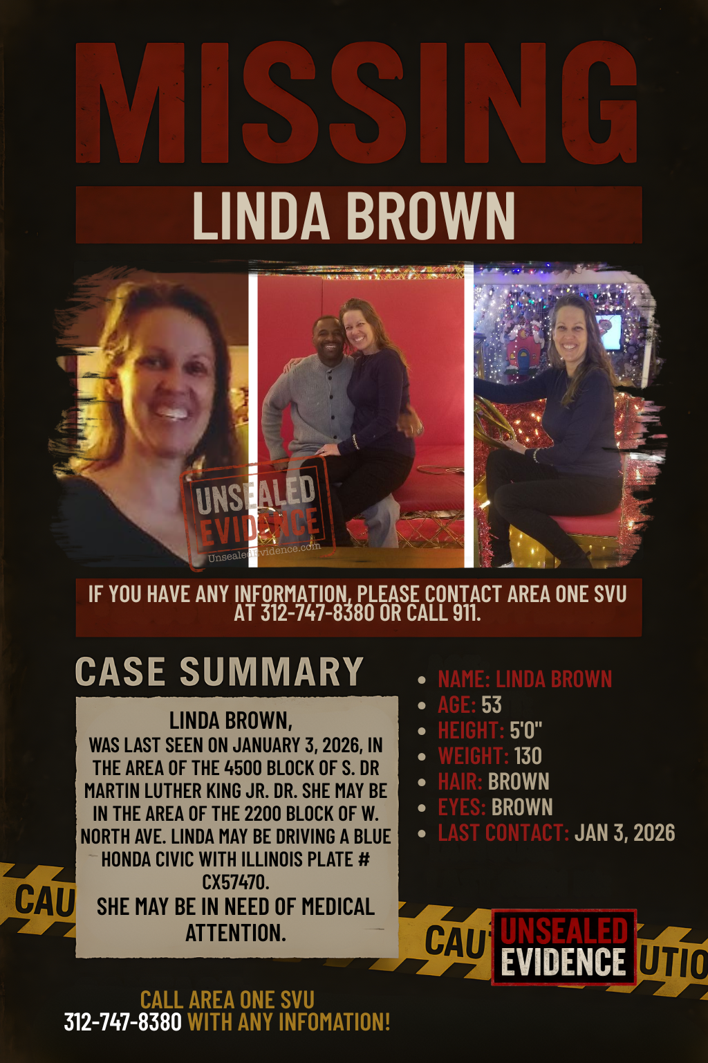 Case image for THE MORNING LINDA BROWN VANISHED: A CPS TEACHER STILL MISSING IN CHICAGO [FOUND]