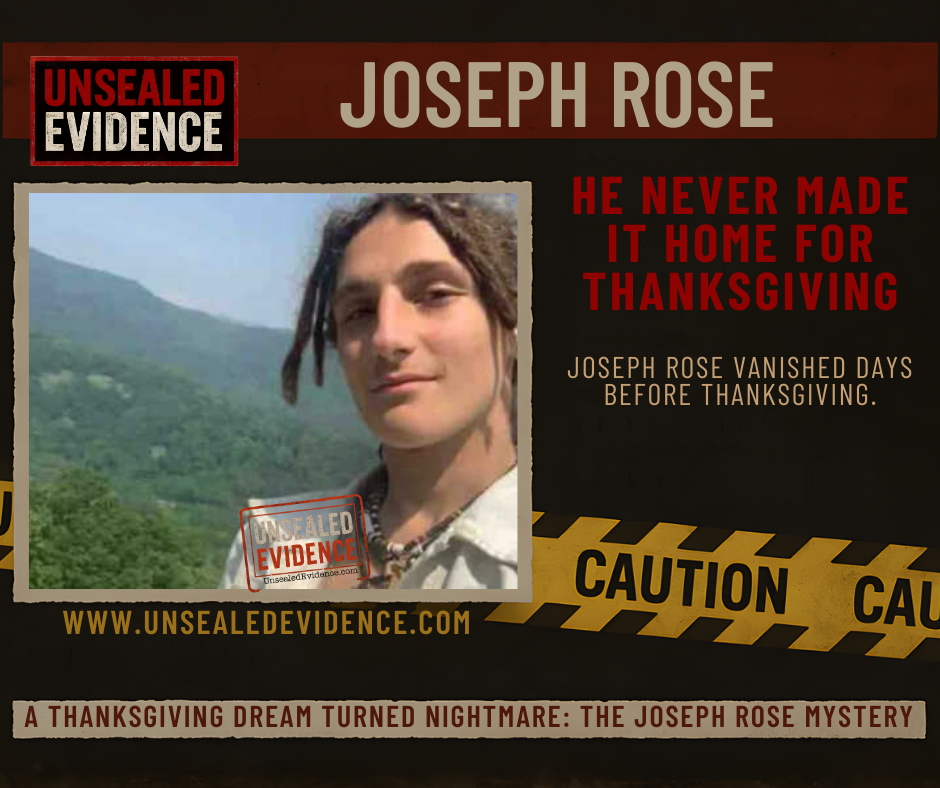 Case image for A Thanksgiving Dream Turned Nightmare: The Joseph Rose Mystery